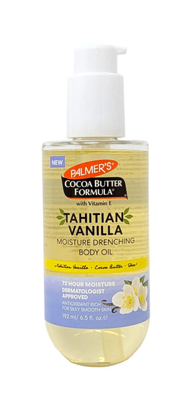 Palmer's Cocoa Butter Formula Tahitian Vanilla Moisture Drenching Body Oil 6.5 oz