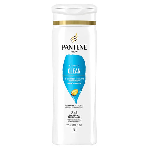 Pantene Pro-V Classic Clean 2 in 1 Shampoo + Conditioner 12 oz