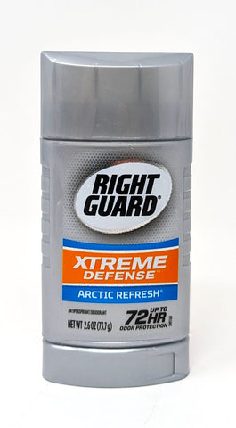 Right Guard Xtreme Defense Solid Antiperspirant Arctic Refresh 2.6 oz