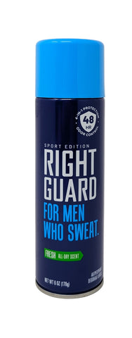 Right Guard Sport Edition Antiperspirant Aerosol Fresh 6 oz