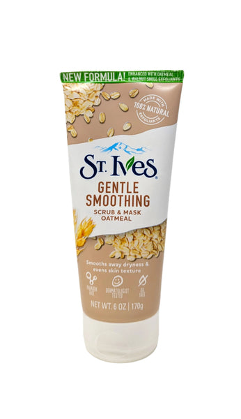 St. Ives Gentle Smoothing Scrub & Mask Oatmeal 6 oz