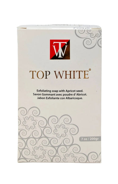 Top White Lightening Exfoliating Soap With Apricot Seed 7 oz