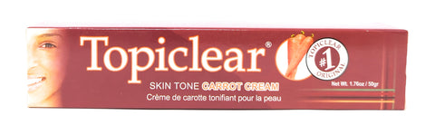 Topiclear Skin Tone Carrot Cream 1.76 oz