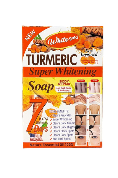 White Gold Turmeric Super Whitening Soap 4.5 oz