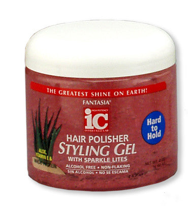 Fantasia IC Hair Polisher Styling Gel Hard To Hold 16 oz