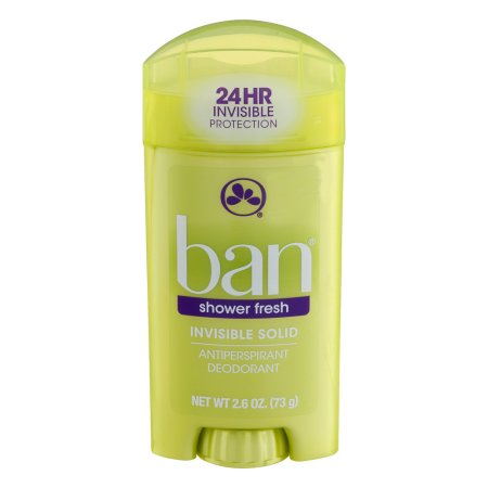 Ban Invisible Solid Antiperspirant Deodorant Shower Fresh 2.6 oz
