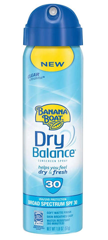 Banana Boat Dry Balance Sunscreen Spray SPF 30 1.8 oz