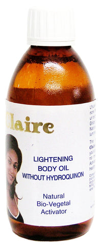 Bio Claire Lightening Body Oil Without Hydroquinone 2 oz