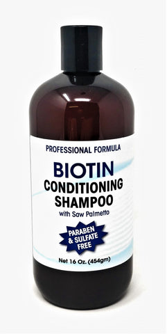 Professional Formula Biotin Conditioning Shampoo with Saw Palmetto 16 oz