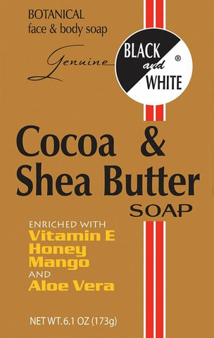 Black & White Cocoa & Shea Butter Soap 6.1 oz
