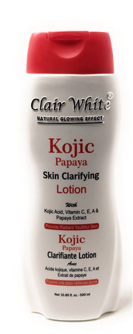 Clair & White Kojic Papaya Skin Clarifying Lotion 16.8 oz