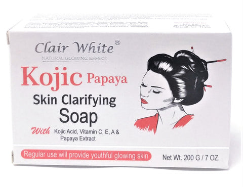 Clair & White Kojic Papaya Skin Clarifying Soap 7 oz