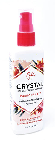 Crystal Mineral Deodorant Spray Pomegranate 4 oz