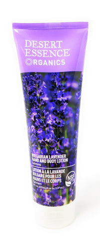 Desert Essence Organics Bulgarian Lavender Hand and Body Lotion 8 oz
