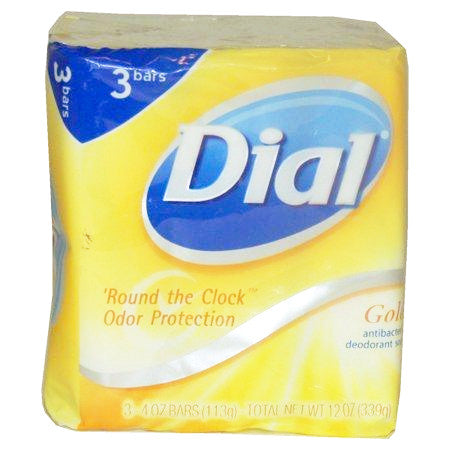 Dial Gold Antibacterial Deodorant Soap 4 oz 3-Pack
