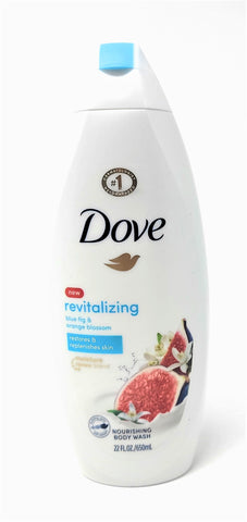 Dove Revitalizing Nourishing Body Wash Blue Fig & Orange Blossom 22 oz