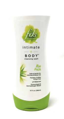 FDS Intimate Body Cleansing Wash Aloe Fresh 10 oz