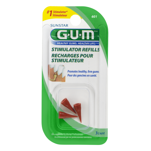 GUM Stimulator Refill 3 count