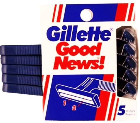 Gillette Good News Razors 5 ea