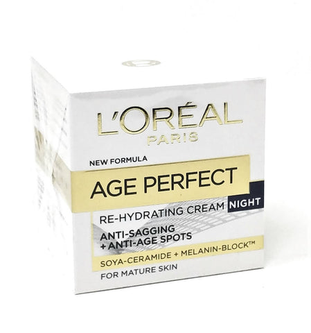 L'oreal Paris Age Perfect Re-Hydrating Cream Night for Mature Skin 50 ml