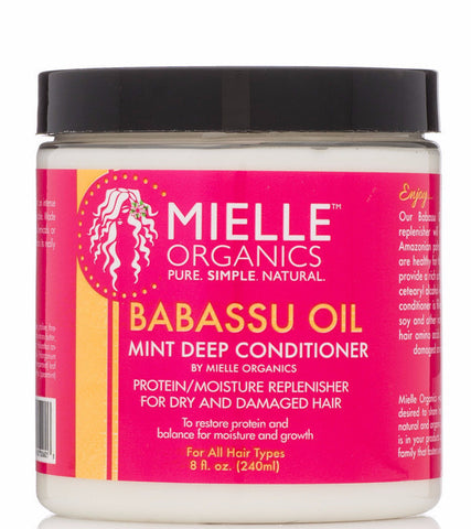 Mielle Organics Babassu Oil Mint Deep Conditioner 8 oz
