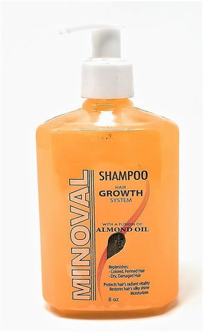 Minoval Shampoo Hair Growth System 8 oz