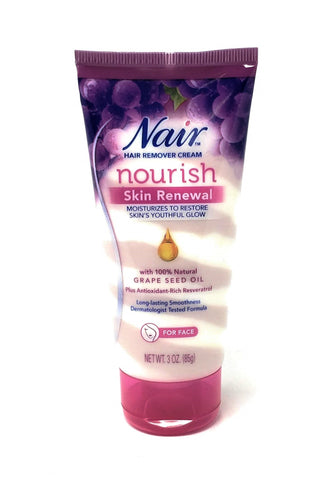 Nair Hair Remover Cream Nourish Skin Renewal For Face 3 oz