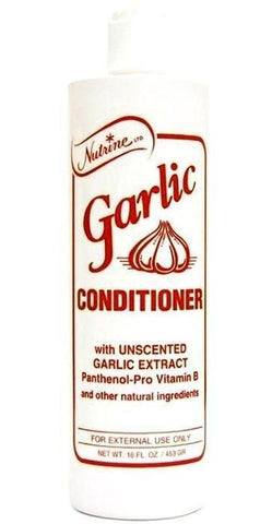 Nutrine Garlic Conditioner with Unscented Garlic Extract 16 oz