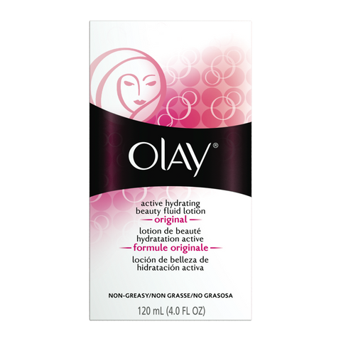 Olay Active Hydrating Beauty Fluid Lotion Original 4 oz