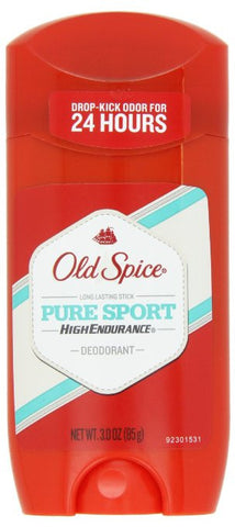 Old Spice high Endurance Stick Deodorant Pure Sport 3 oz