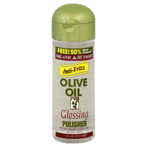 Organic Root Stimulator Olive Oil Anti-Frizz Glossing Polisher 6 oz