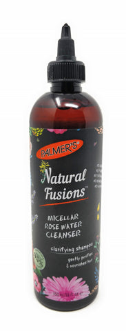 Palmer's Natural Fusions Micellar Rose Water Cleanser Clarifying Shampoo 12 oz