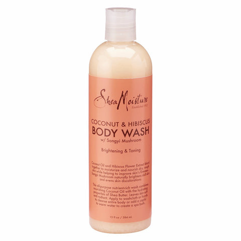 Shea Moisture Coconut & Hibiscus Body Wash 13 oz