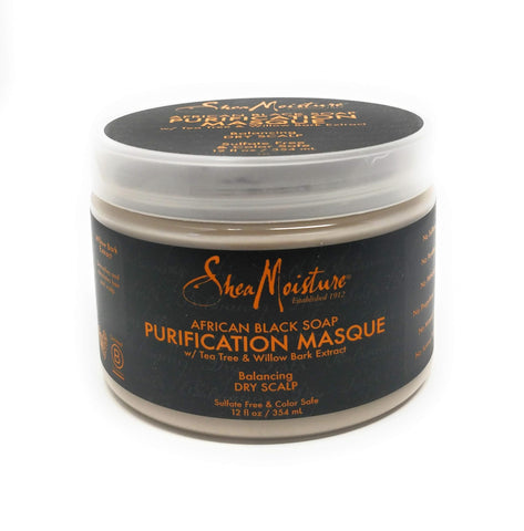 Shea Moisture African Black Soap Purification Masque 12 oz