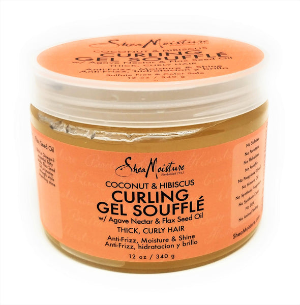 Shea Moisture Coconut & Hibiscus Curling Gel Souffle 12 oz