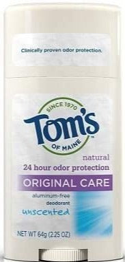 Tom's of Maine Original Care Deodorant Unscented 2.25 oz