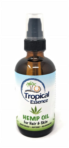 Tropical Essence Hemp Oil For Hair & Skin 4 oz