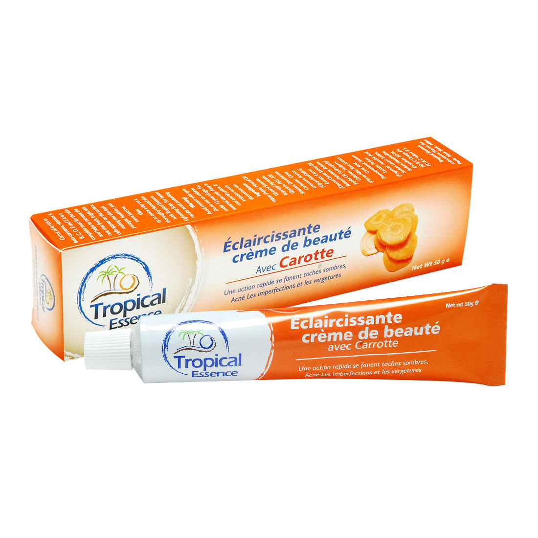 Crème Clarifiante Hydratante à La Carotte TROPICAL ULTRA 500 Ml - Pour Le Corps