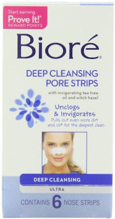 Biore Deep Cleansing Pore Strips 6 ea.