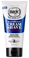 Magic Razorless Cream Light Fresh Scent Shave Regular Strength 6 oz