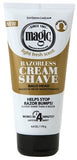 Magic Razorless Cream Shave Light Fresh Scent 6 oz.