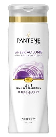 Pantene Pro-V Sheer Volume 2in1 Shampoo & Conditioner 12.6 oz.