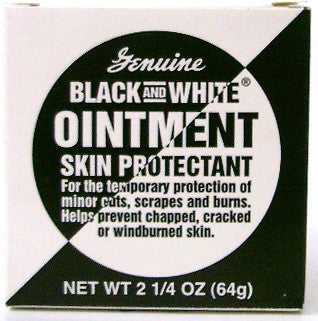 Black and White Ointment Skin Protectant Net Wt. 2.25 Oz. (64 g)