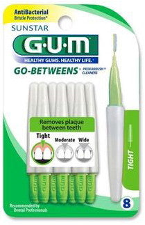 GUM Go Betweens Proxabrush Cleaners Tight 8 ea.