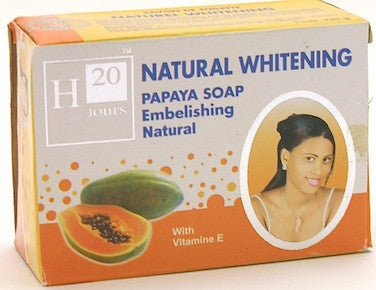 H20 Natural Whitening Papaya Soap 225 g