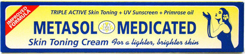 Metasol Medicated Skin Toning Cream 1.76 Oz. (50 g) 