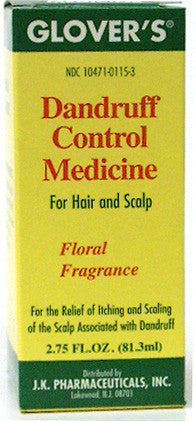 Glover's Dandruff Control Medicine Floral Fragrance 2.75 Fl. Oz. (81.3 ml)