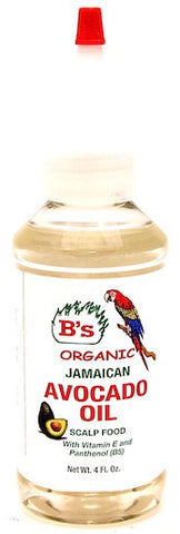 B's Organic Jamaican Avocado Oil 4 oz.
