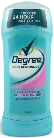 Degree Women Invisible Solid Anti-Perspirant Deodorant Sheer Powder 2.6 oz.